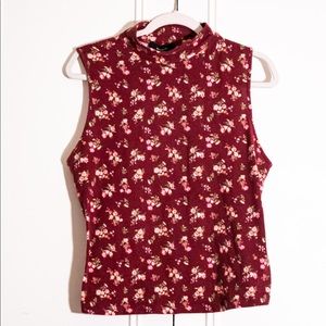 Floral Sweater Shirt